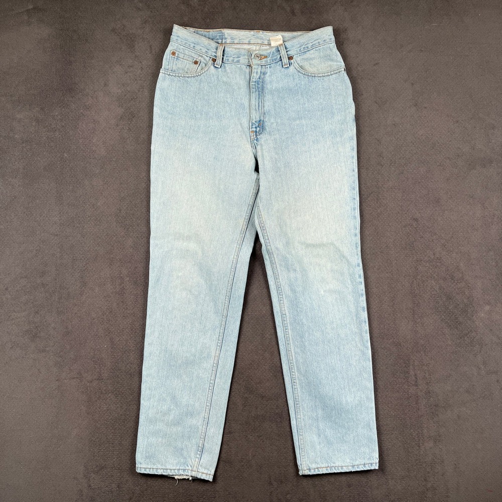 Vintage Levis 512 Jeans Juniors 13 Blue Light Wash High Rise Slim Tapered USA